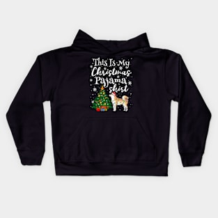 This is my Christmas Pajama Shirt Shiba Inu Lover Dog Kids Hoodie